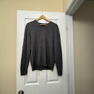 Uniqlo Men’s Merino Wool V-Neck Sweater.
